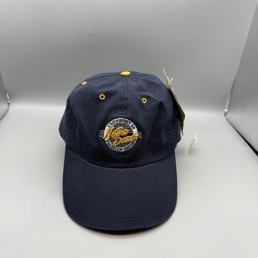 Notre Dame Fighting Irish Headwear By The Game Snapback Bar Hat In Blue